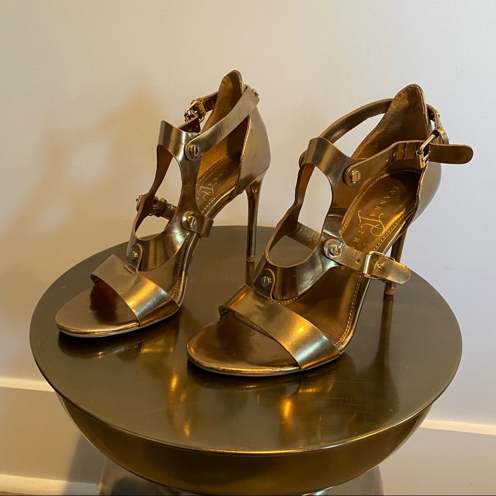 Ivanka Trump bronze stiletto heel size 6.5